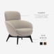 Anika single sofa - Beige Anika single sofa - Beige